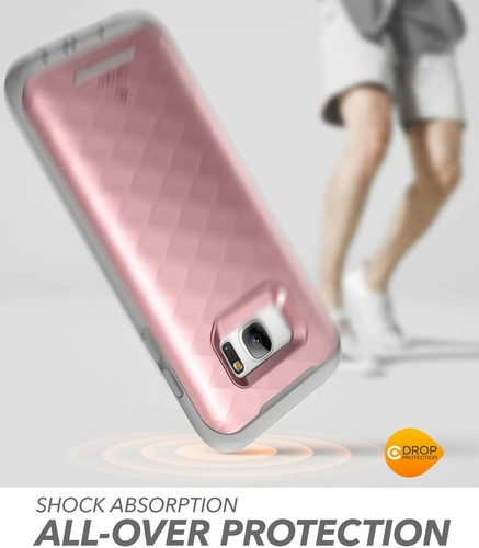 Clayco for Samsung Galaxy S7 Edge, Tri-Layer Shockproof Case Screen Shell Cover - Picture 26 of 30
