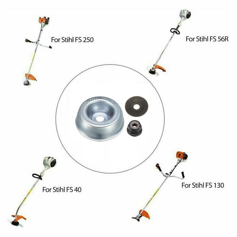 Klinge Adapter Set Für STIHL FS25-4 FS44 FS55 FS56 Rasentrimmer Motorsense Teil.