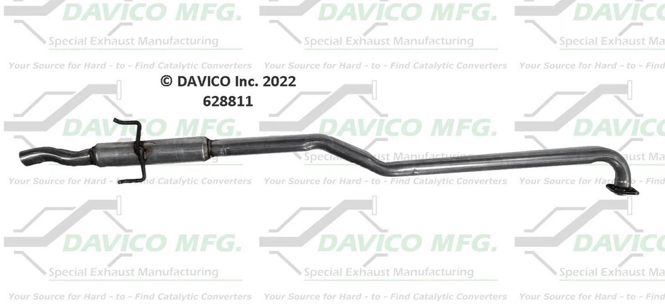 Exhaust Resonator Pipe Fits 1998 1999 2000 2001 Toyota Corolla Foto 3 de 3
