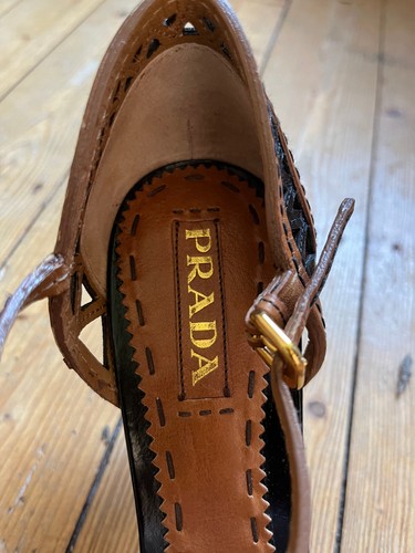 ⭐️WUNDERSCHÖNE ⭐️PRADA ⭐️PUMPS BRAUN NEU GR. 40,5 ⭐️ - Bild 2 von 7