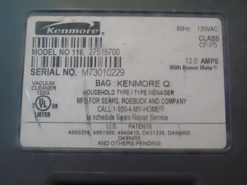 Kenmore Progressive Vacuum - Picture 6 of 15