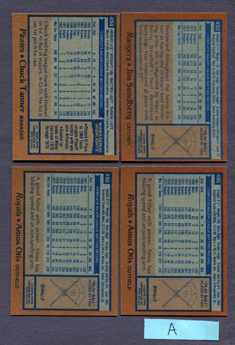 1978 Topps Baseball #295-500  You Pick  Complete Your Set   $2.00 Minimum Order - Picture 376 of 390