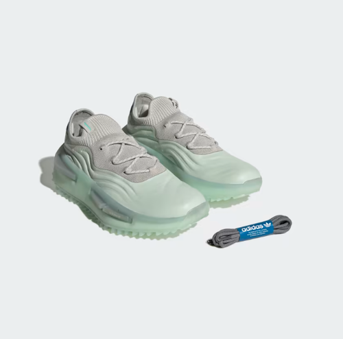NIB Adidas NMD S1 Shoes GZ9798 Sneakers R2 V3 V1 Mint Lux Sleek Comfortable 12.5 - Picture 2 of 6