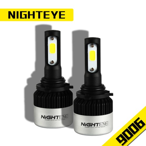 Nighteye 2x 72W 9000LM LED Headlight Bulbs Kit Car Driving White 6500K Plug&Play - Picture 31 of 111