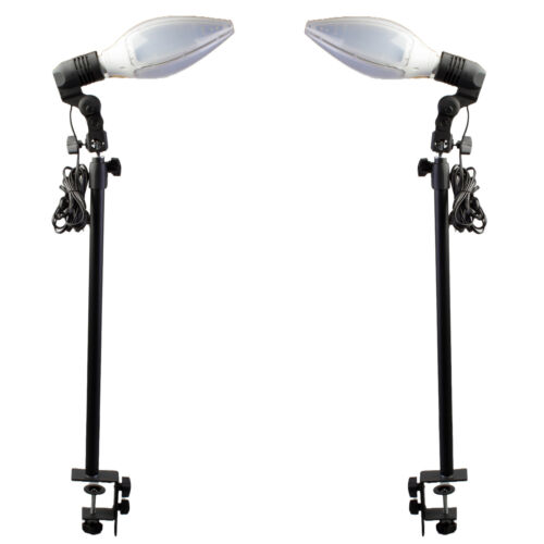 2pcs Messe LED Leuchte mit Schreibtischklemme für Ausstellung Kongress Messe Display - Bild 2 von 6