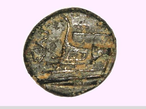 EVAGORAS SALAMIS CYPRUS ATHENA WEARING CORINTHIAN HELMET PROW OF GALLEY COIN - Picture 8 of 15