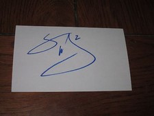 SETH HELGESON AUTOGRAPHED 3X5 INDEX CARD-DEVILS-ALBANY