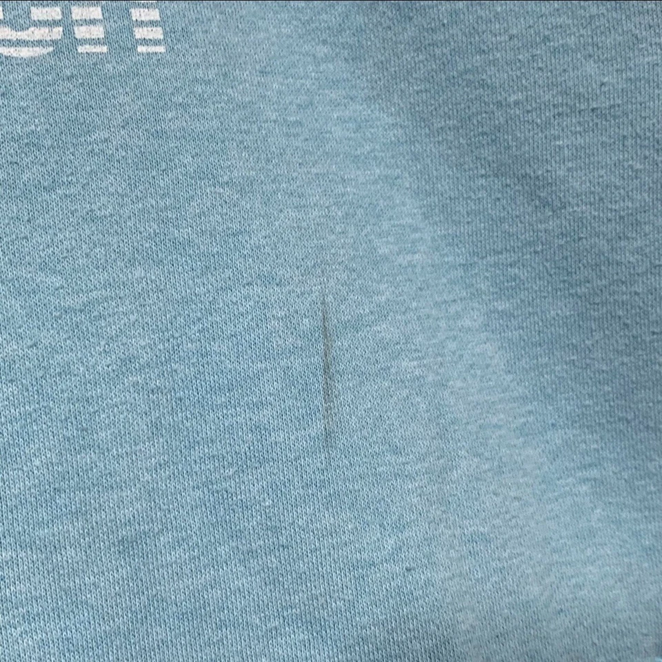 Sudadera con capucha Under Armour azul claro polar calce suelto para mujer mediana Foto 4 de 4