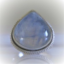 RAINBOW MOONSTONE NATURAL GEMSTONE 925 SOLID STERLING SILVER JEWELRY RING 3 TO12