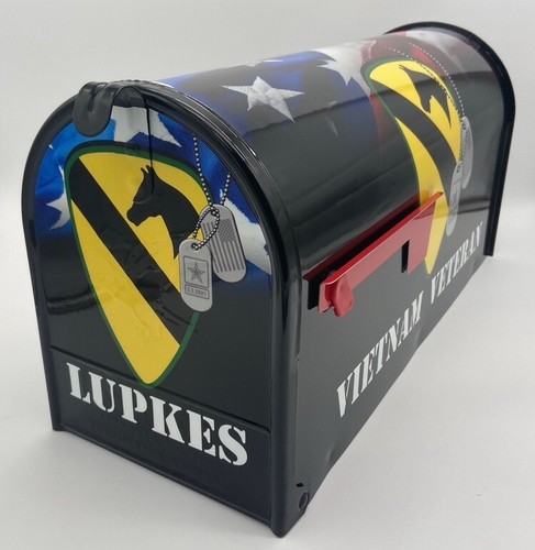 Veterano del ejército de Estados Unidos, buzón personalizado, regalo del 4 de julio para abuelos - Imagen 11 de 12