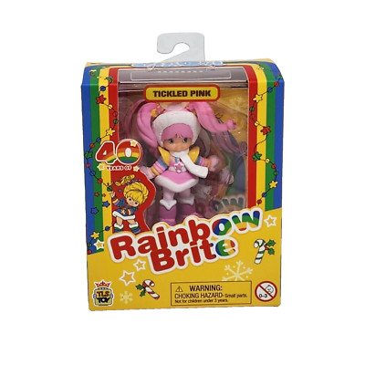 CHEEBEE RAINBOW BRITE TICKLED PINK 40th ANV CHRISTMAS HOLIDAY FIGURE TOY NEW