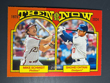 2024 Topps Heritage Then and Now TAN-2 Shohei Ohtani / Mike Schmidt (MS2)