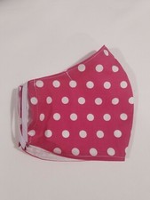 Handmade Washable Face Mask With Filter Pocket and Elastic For The Ears