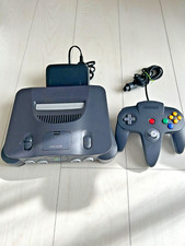 Nintendo 64 Console NUS-001（JPN) Controller (Gray) Tested System