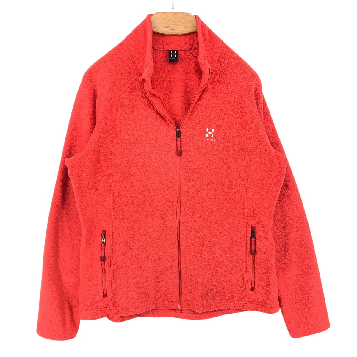 HAGLOFS Women's High Neck Zipper Sweater Fleece Size M
