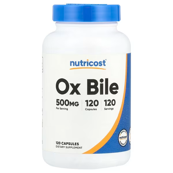 iHerb UK - Nutricost , Ox Bile, 500 Mg, 120 Capsules - Image 3