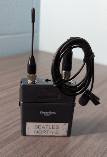 ClearOne WS80-T Trasmettitore Wireless a Cinghia con Antenna - Foto 6 di 9