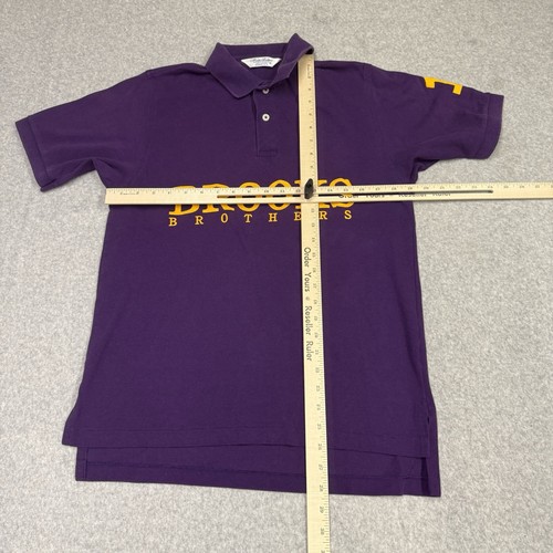 Brooks Brothers Polo Shirt Mens Small Golden Fleece Spellout Golf Tennis USA VTG - Picture 4 of 9
