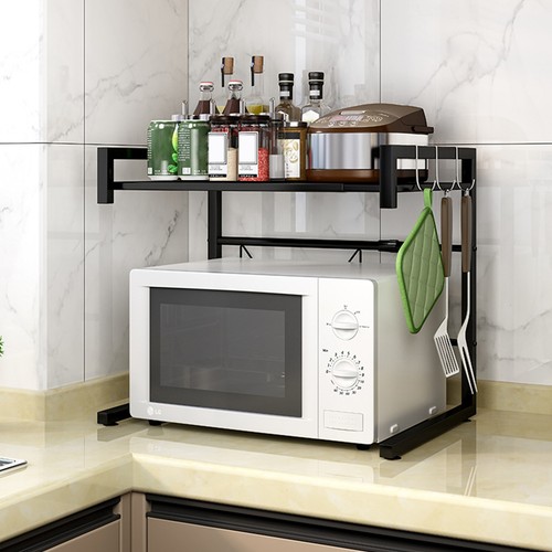 Kitchen Cart Kitchen Baker's Rack Utility Microwave Oven Stand Strong Bearing - Picture 2 of 19