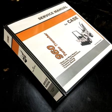 SERVICE MANUAL FOR CASE 960 TURBO TRENCHER REPAIR SHOP TECHNICAL OVERHAUL BOOK 