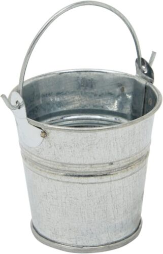24 Pack Mini Metal Buckets with Handles for Party Favors, Small Galvanized Ti... - Picture 10 of 10