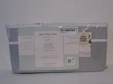 Lily Miles Baby Diaper Caddy Large Organizer Gray Striped Mint Divider 15x10x7