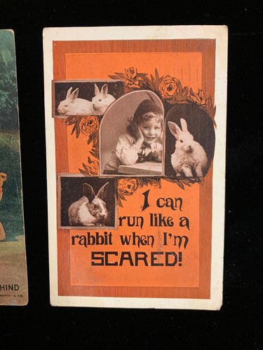 Cartoline d'epoca - (7) bambine stravaganti - Foto 5 di 9