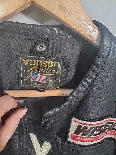 Vanson Leather Jacket One Star Vintage Rider's Leather Size S - Picture 2 of 15