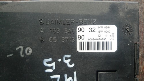 Mercedes ML350 W163 Control Unit A1635459032 - Foto 2 di 3