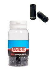 ELVEDES outer cable housing end cap, aluminium, sealed, black, 4.2mm 50pcs ELV20