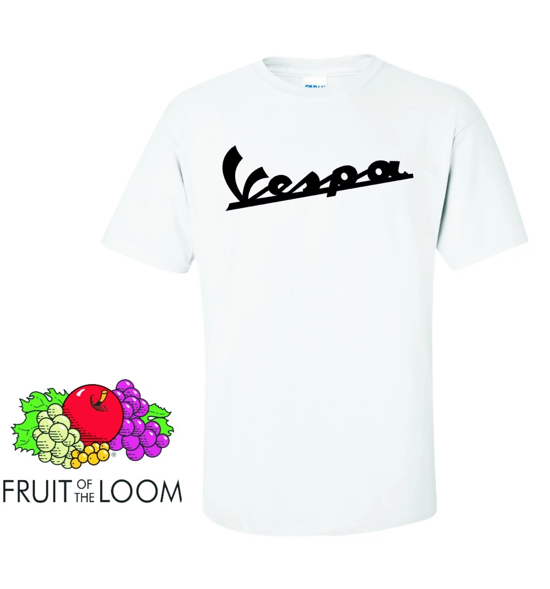 VESPA T SHIRT MOD SCOOTER CLASSIC MENS T SHIRT SMALL TO 3XL SIZES