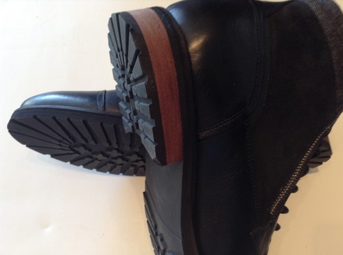 Bar III men's black hiking boot  13M 6 eyelets and zipper NOW REDUCED TO 49.50  - Bild 5 von 6