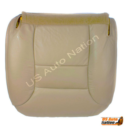 1999 Chevy Suburban LT LS 1500 2500 Front PASSENGER Leather Seat Cover Tan - Picture 2 of 10
