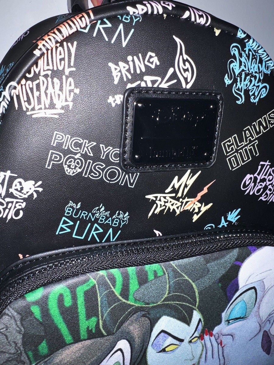 Loungefly Disney Villains Club Mini Backpack | eBay