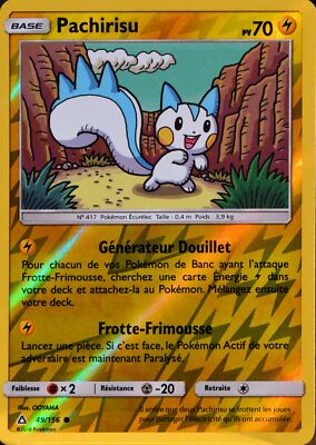 carte Pokémon 49/156 Pachirisu - REVERSE SL5 - Soleil et Lune - Ultra ...