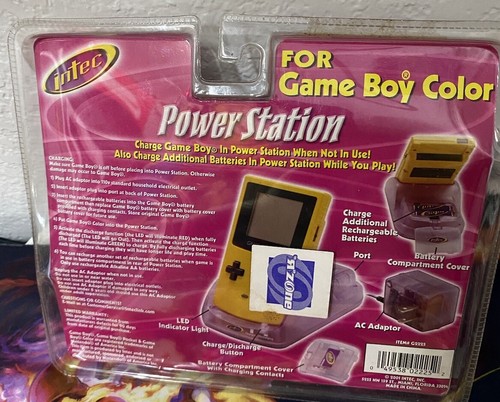 Vintage 2001 NIB Game Boy Color Power Station Intec Brand New - Picture 4 of 4