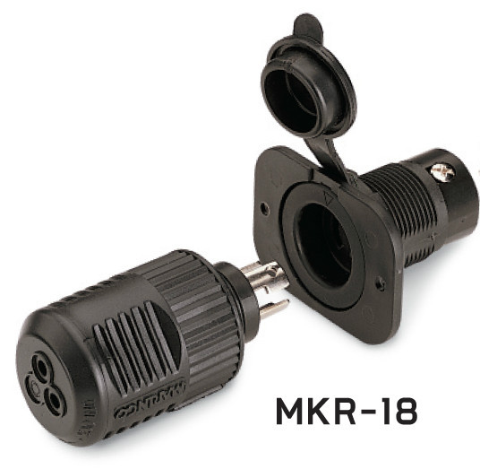 Minn-Kota MKR-18 Trolling Motor 12V Plug & Receptacle ...