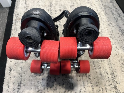 Roller Derby M4Viper Roller Speed Quad Skates Indoor/Outdoor Black/Red Sz Mens 9 - Picture 5 of 7