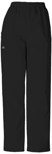 Pantalón Médico Cherokee Para Mujer Ropa de Trabajo Cintura Elástica Carga Negro Talla XL Pequeño - Imagen 4 de 9