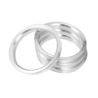 4pcs OD 83.1mm to ID 72.6mm Aluminium Alloy Car Hub Centric Rings Wheel Bore 