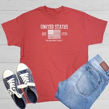 United States In God We Trust Sarcastic Humor Graphic Novelty Funny T Shirt
