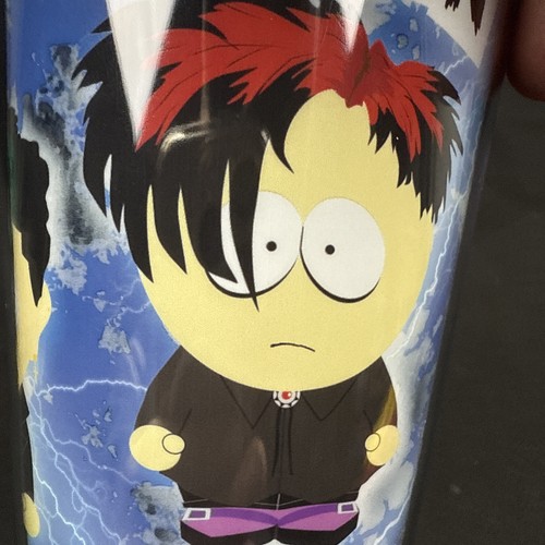 South Park Goth Kids Life Is Pain Cup & Straw Michael Henrietta Firkle Pete NIB! - Picture 12 of 18