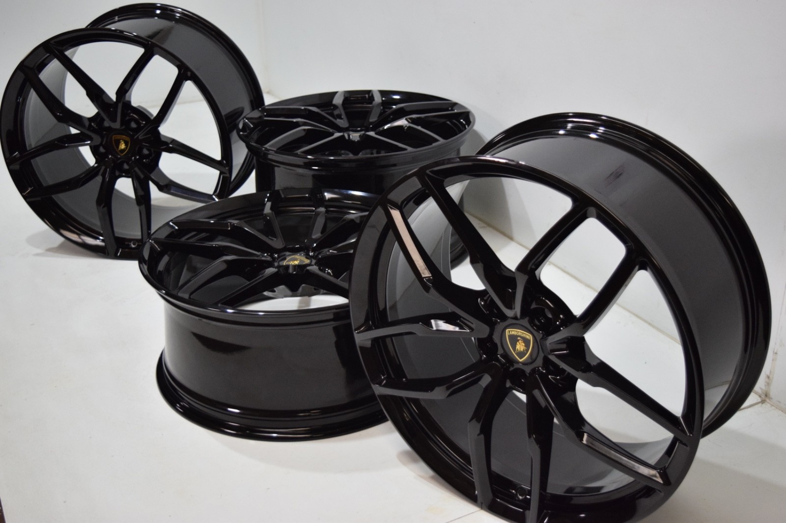 20" Lamborghini Huracan black rims wheels Factory OEM Genuine Original Mimas