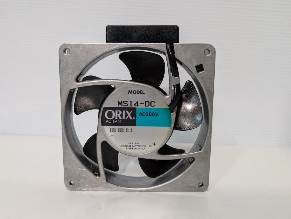 Oriental Motor MS14-DC ORIX AC Fan, AC200V, 50/60Hz, 0.1A, Pre-Owned, As Shown - Изображение 4 из 4