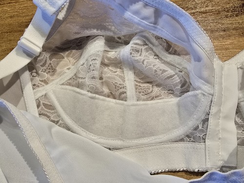 SEXY: MOVITEX Vorderverschluss Spitzen-BH 4753, Gr. 100 B, weiß, NEU - Bild 7 von 9