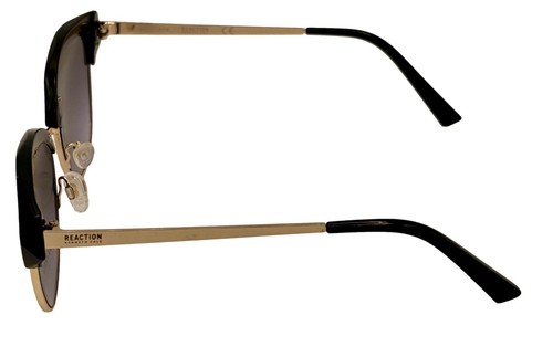 Kenneth Cole Reaction Sunglass Round Black Gold Metal, Gradient KC1398 1B - Picture 4 of 13
