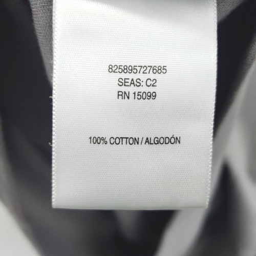 NEW Structure Polo Shirt Mens Large Gray White Stripe Short Sleeve - Picture 8 of 12