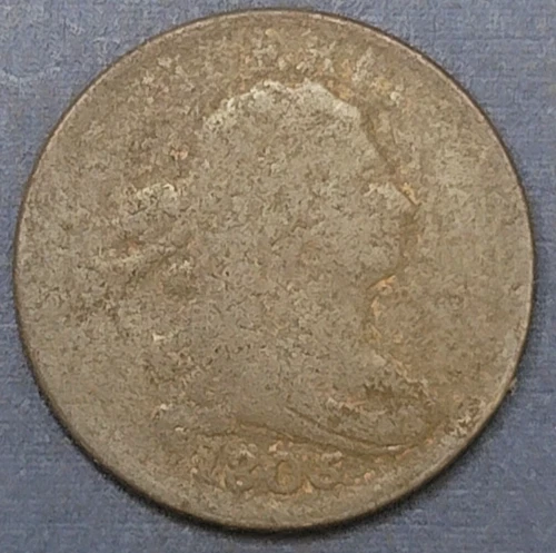 Photo of a 1805-P Half Cent from an eBay listing that sold on Jul 16, 2026