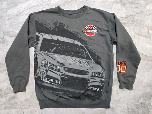 Nascar Daytona 500 Crewneck Sweatshirt Herren Gr. S grau Stickerei  - Bild 7 von 12