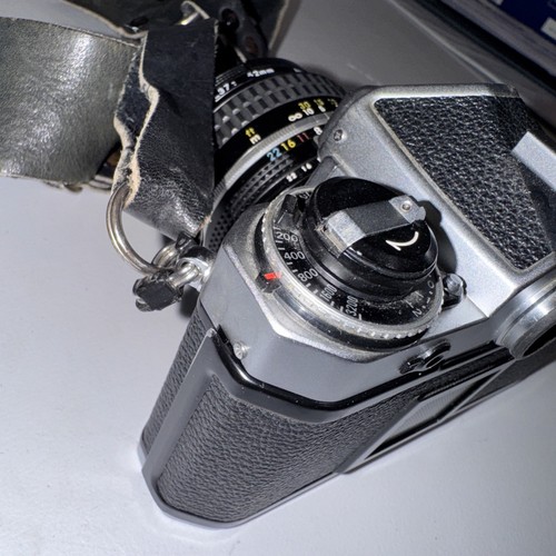 Nikon FE silver 35mm film camera SLR body From JAPAN - UNTESTED NICE CONDITION - Picture 12 of 15